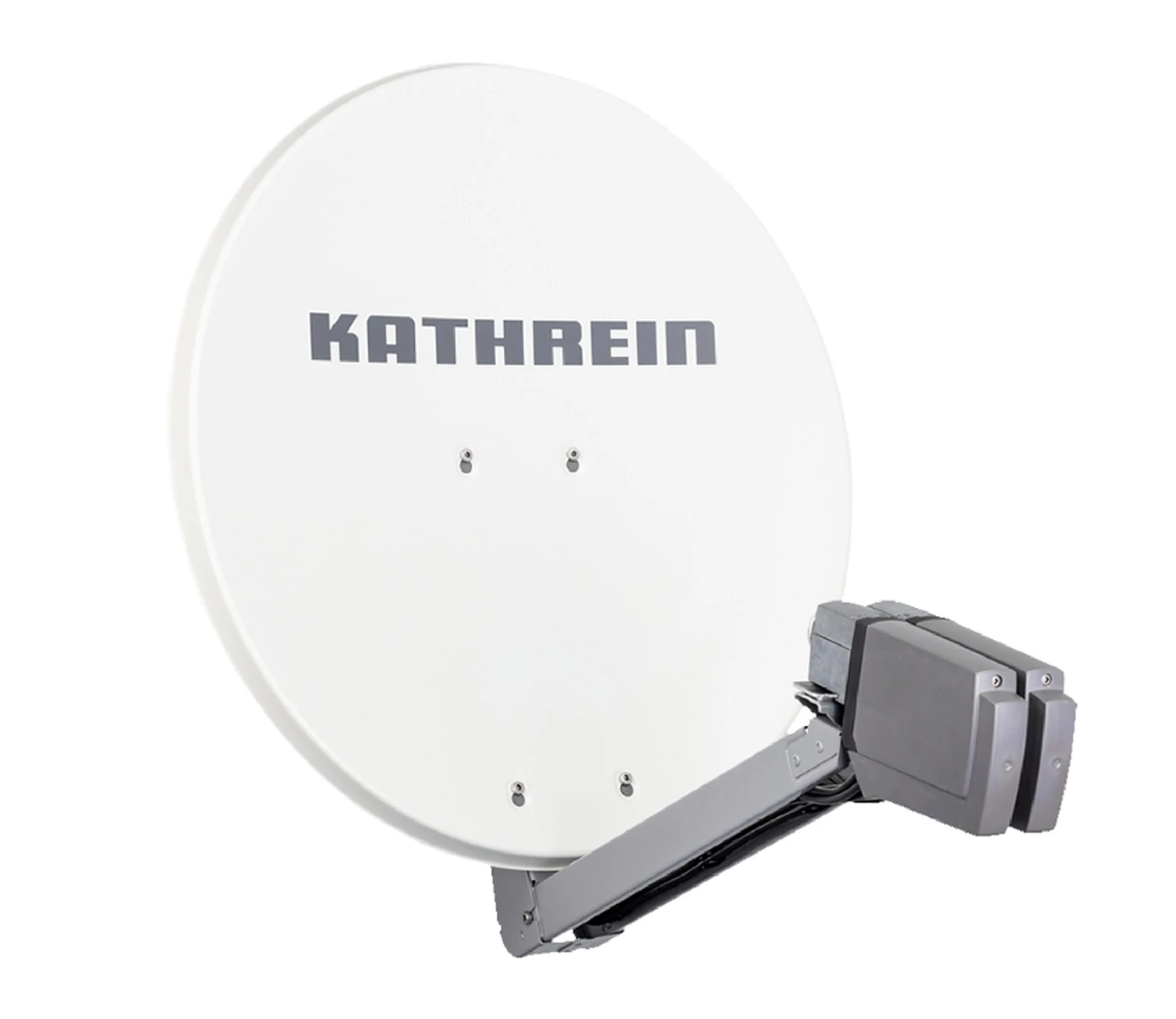 Kathrein Komplettset CAS 80ws Sat-Antennen weiss für 2 Teilnehmer-Artikelnummer-040 999 08-von-Kathrein