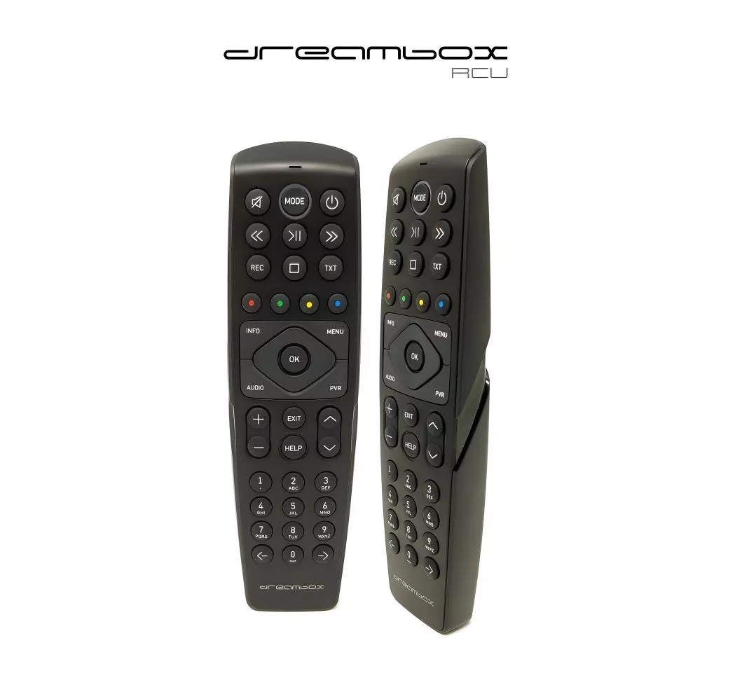 Fernbedienung RC 20 für alle Dreamboxen-Artikelnummer-019 100 00-von-Dreambox