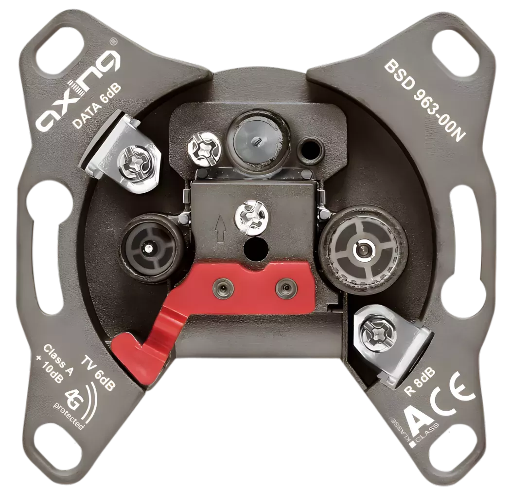Axing BSD 963-00N Multimedia-Stichleitungsdose 5…1006 MHz | CATV | DATA-Artikelnummer-056 001 09-von-Axing