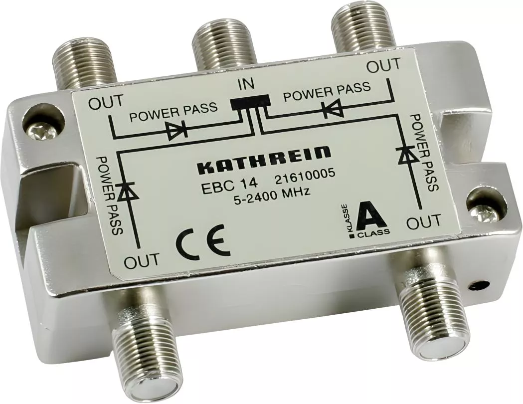 Kathrein EBC 14 4-fach SAT-Verteiler 5-2400 MHz-Artikelnummer-086 610005-von-Kathrein