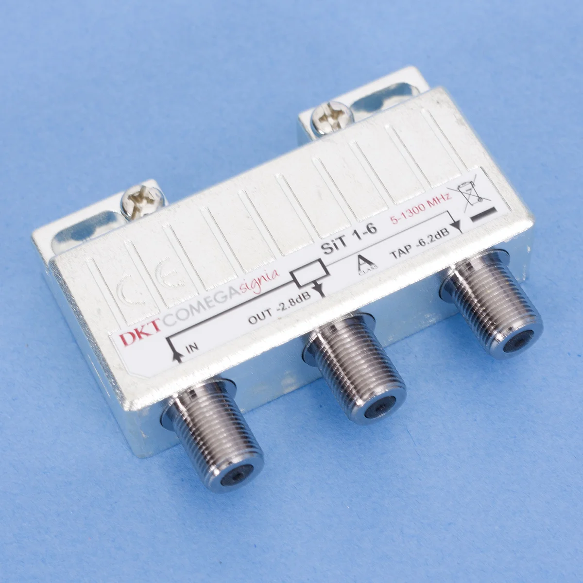 Comega 1-fach-Abzweiger SiT 1-6  6,6 dB, 5 – 1.300 MHz
