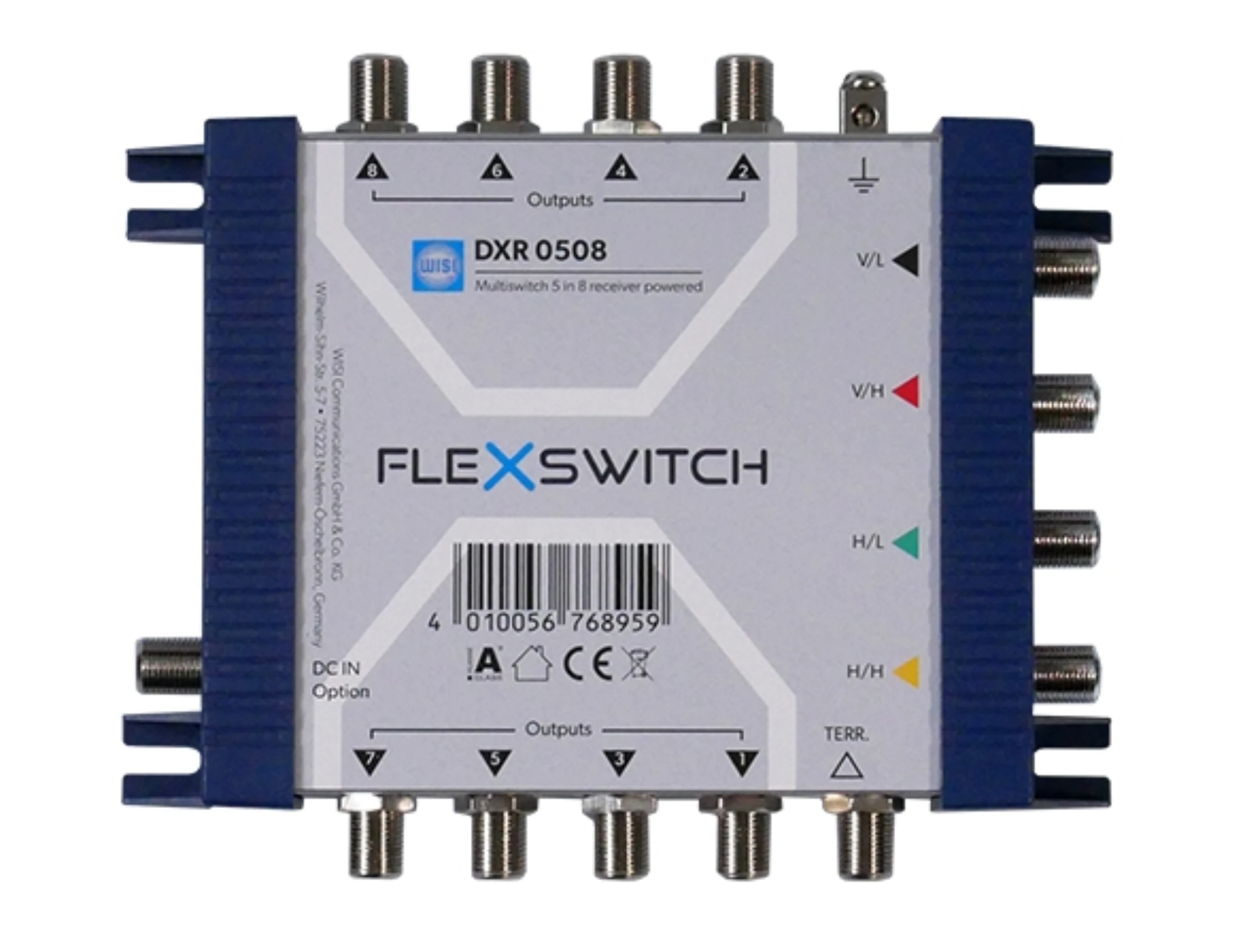WISI DXR 0508 Multischalter 5 in 8 WISI DXR 0508 Multischalter 5 in 8-Artikelnummer-105 768 95-von-WISI