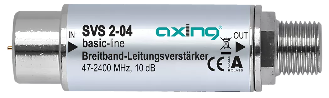 Axing SVS 2-04 SAT-Inline Verstärker 10dB Axing SVS 2-04 SAT-Inline Verstärker 10dB-Artikelnummer-058 004 04-von-Axing