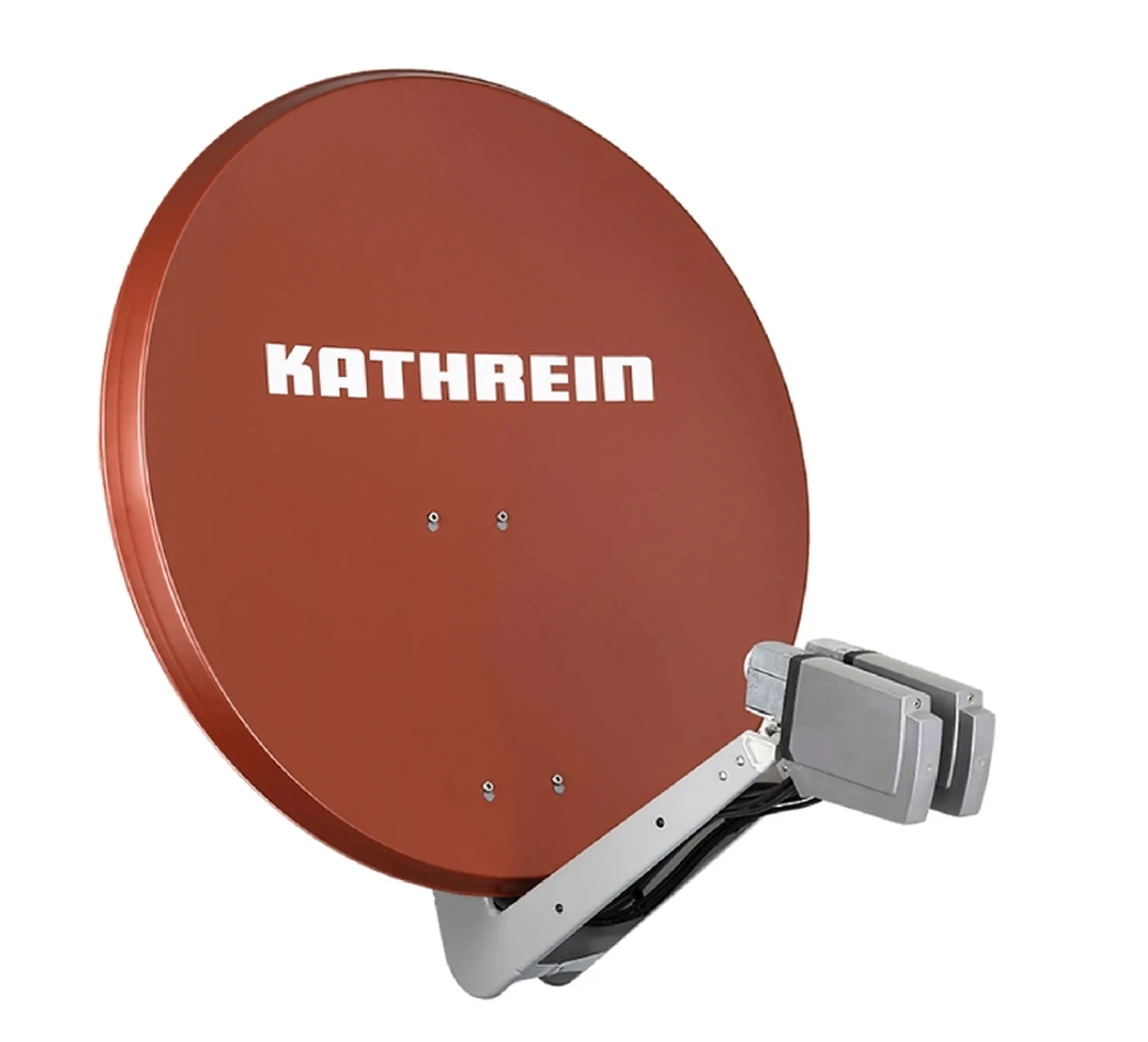 Kathrein Komplettset CAS 80ro Sat-Antennen rot für 2 Teilnehmer-Artikelnummer-040 999 09-von-Kathrein