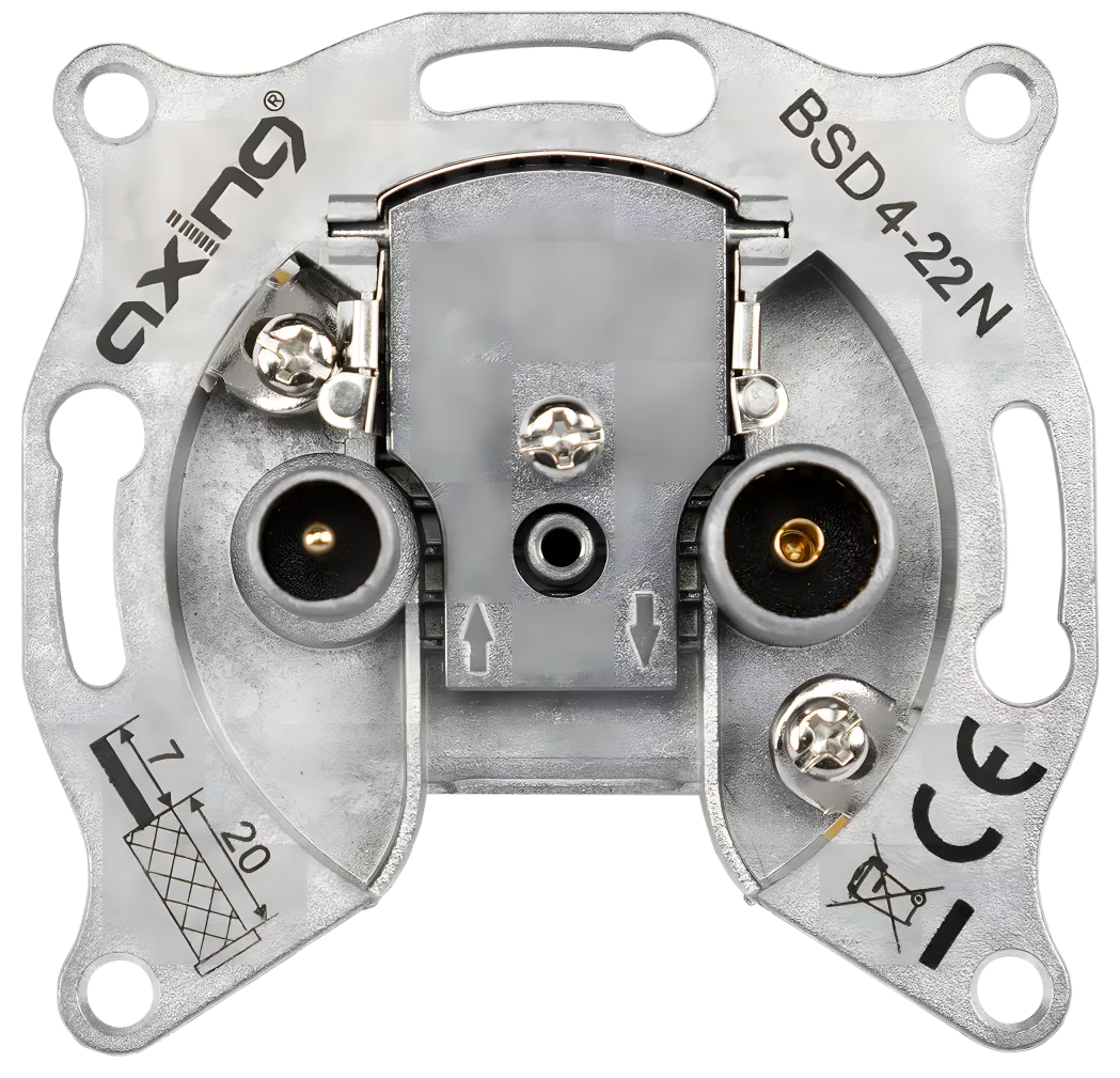Axing BSD 4-22N CATV-Durchgangsdose 22 dB | 5…1006 MHz-Artikelnummer-056 000 75-von-Axing