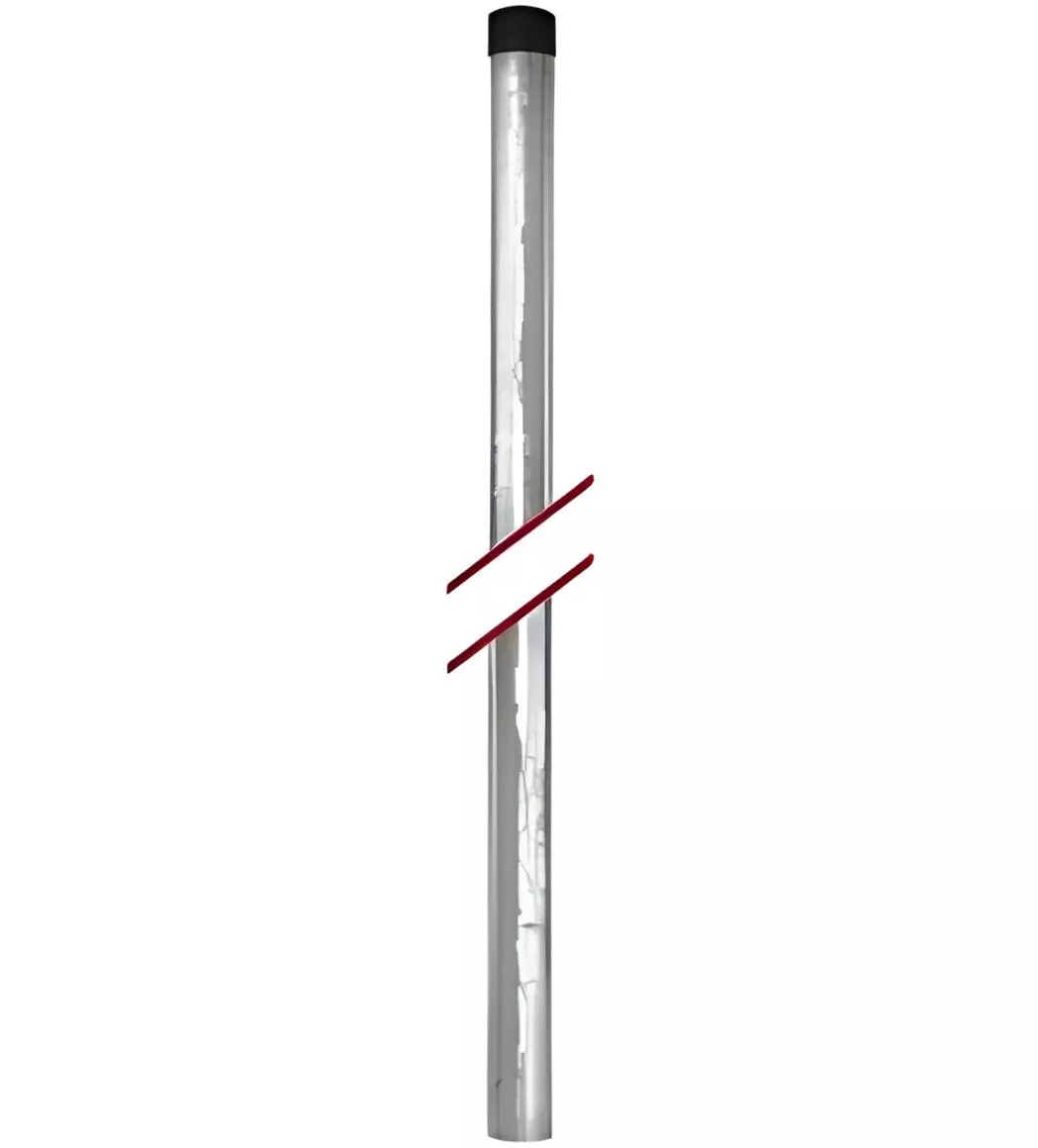 Antennenmast Stahl verzinkt 2m Ø60mm-Artikelnummer-068 001 32-von-Diverse
