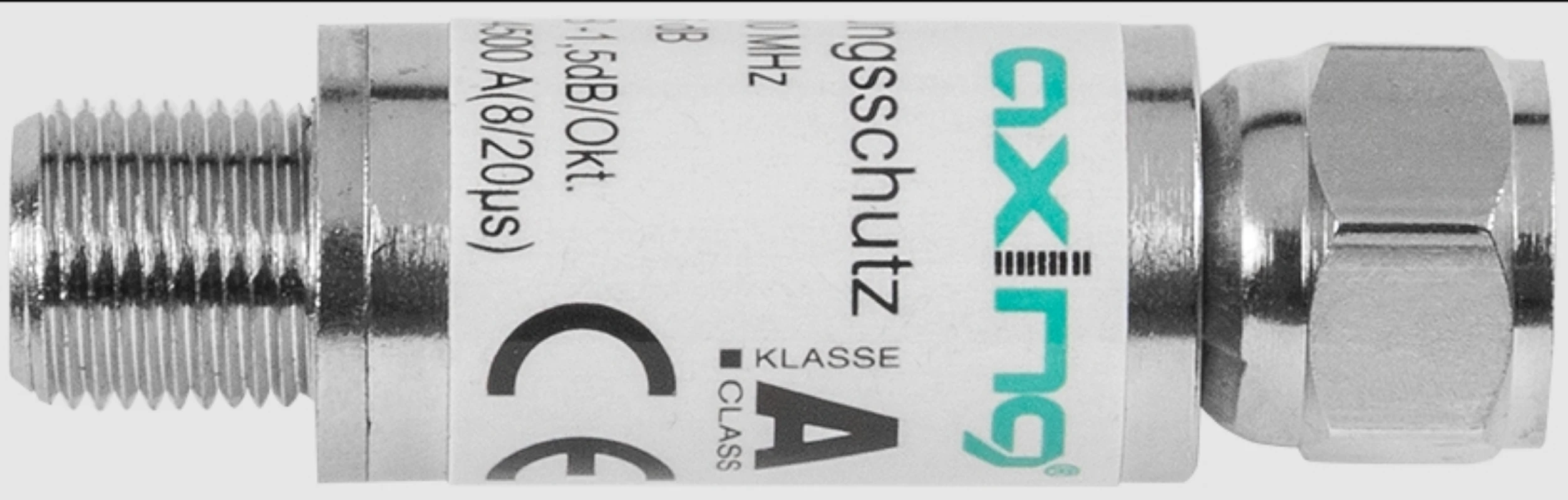 Axing SZU 6-02 Überspannungsschutzgerät | F-Stecker | F-Buchse Axing SZU 6-02 Überspannungsschutzgerät | F-Stecker | F-Buchse-Artikelnummer-058 004 20-von-Axing