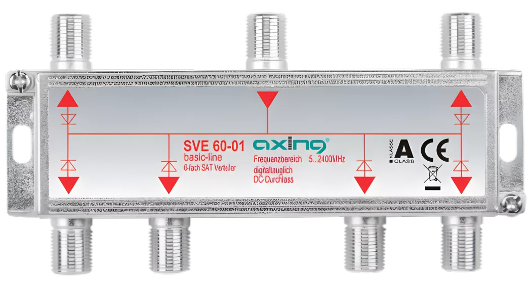Axing SVE SAT-Verteiler | 5…2400 MHz Serie-Artikelnummer-061 003 39_VATER-von-Axing