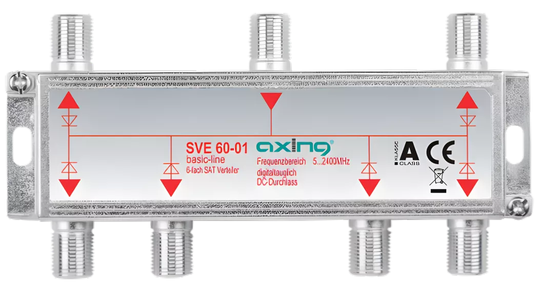 Axing SVE SAT-Verteiler | 5…2400 MHz Serie Axing SVE SAT-Verteiler | 5…2400 MHz Serie-Artikelnummer-061 003 39_VATER-von-Axing