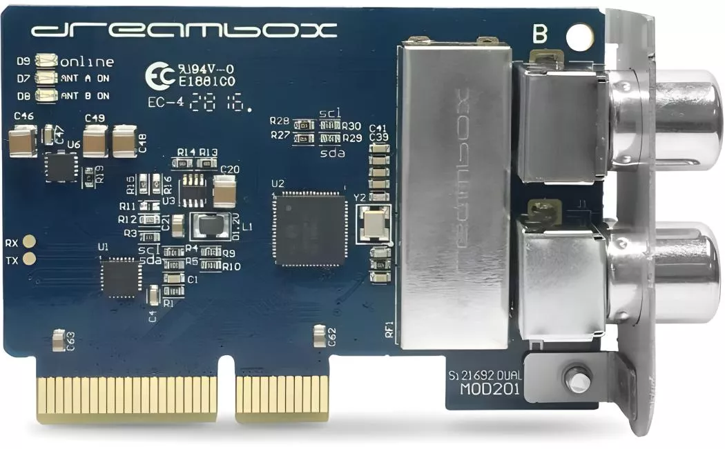 Dreambox Dual / Twin DVB-C/T2 Twin Tuner Dreambox Dual / Twin DVB-C/T2 Twin Tuner-Artikelnummer-058 998 07-von-Dreambox