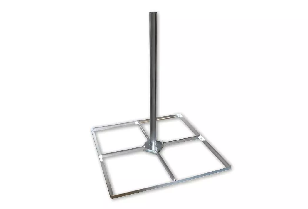 Balkonständer Stahl f.4 Platten 50x50cm,Stabil Ø60-Artikelnummer-055 000 21-von-Eckert Electronic GmbH