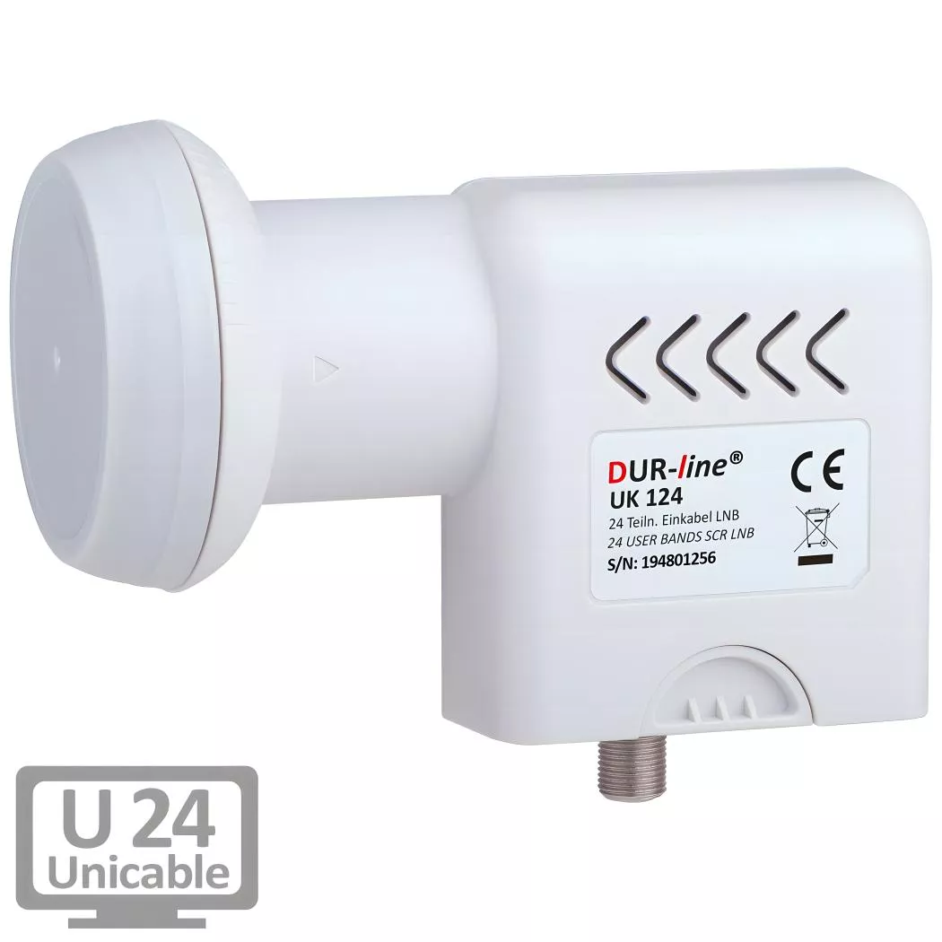 DUR-line UK 124 Unicable LNB DUR-line UK 124 Unicable LNB-Artikelnummer-024 344 01-von-DUR-line