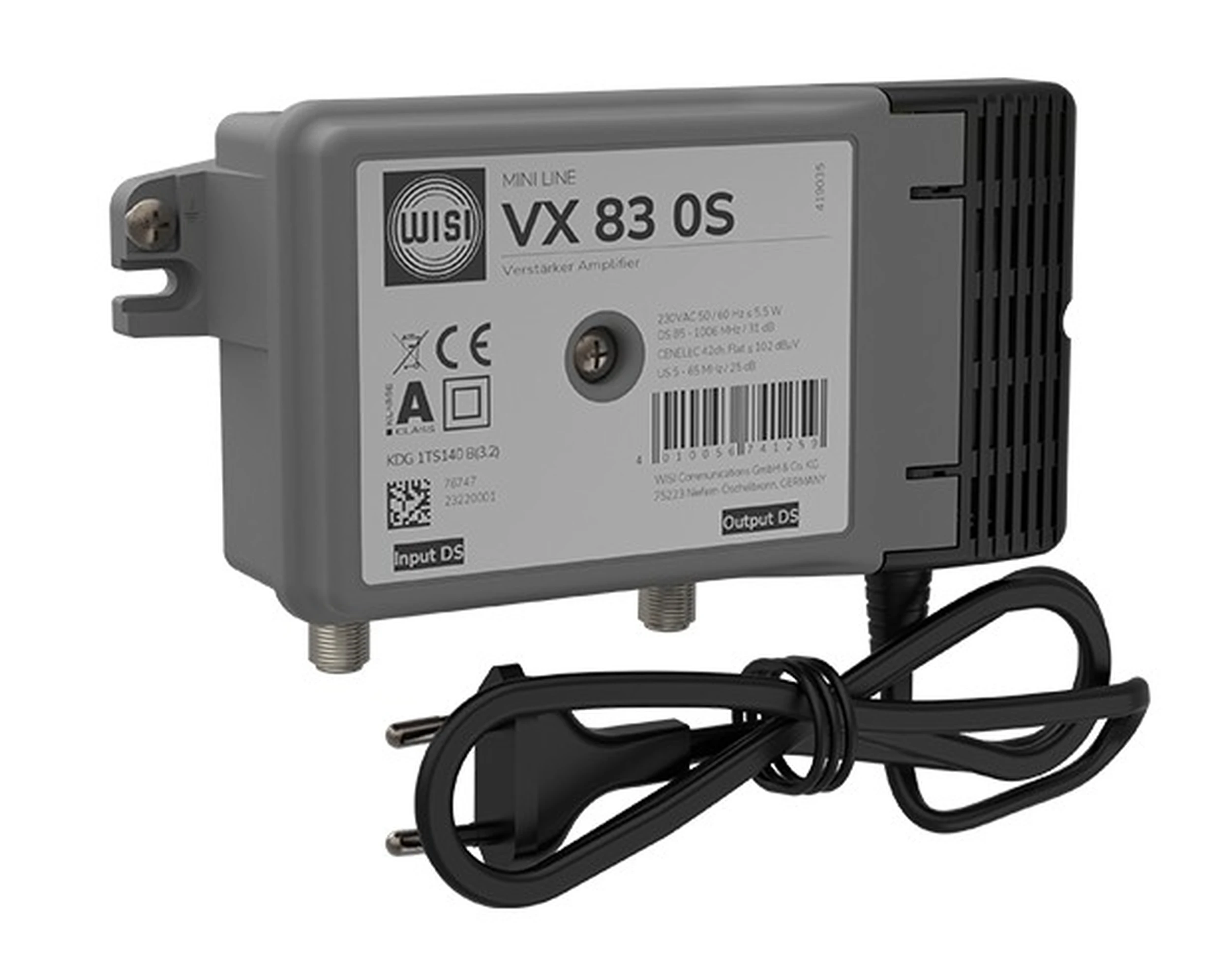 Wisi VX 83 0S Hausanschlussverstärker 31 dB-Artikelnummer-105 741 25-von-WISI