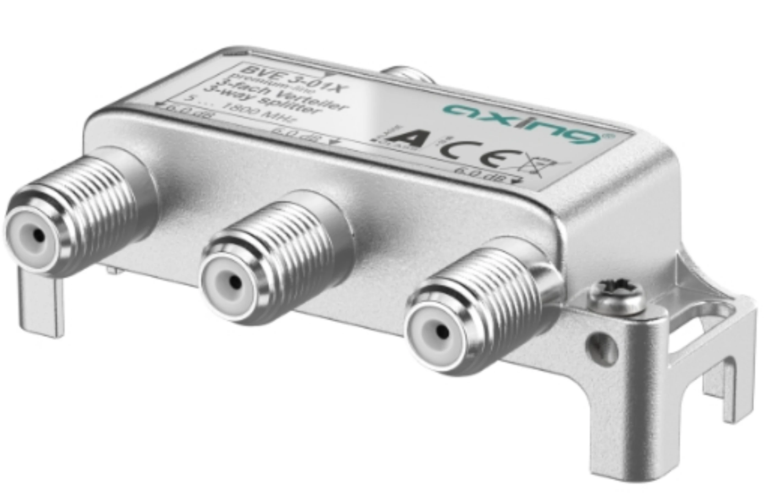 AXING BVE 3-01X 3-fach Verteiler | 6 dB | 5 … 1800 MHz | Bauform 01-Artikelnummer-061 003 16-von-Axing