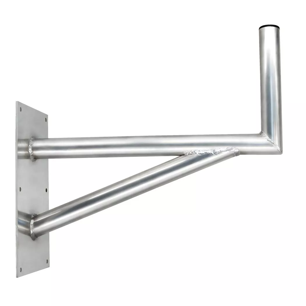 ALU-Wandhalter Wandabstand 60cm - ø50mm-Artikelnummer-055 000 96-von-Eckert Electronic GmbH