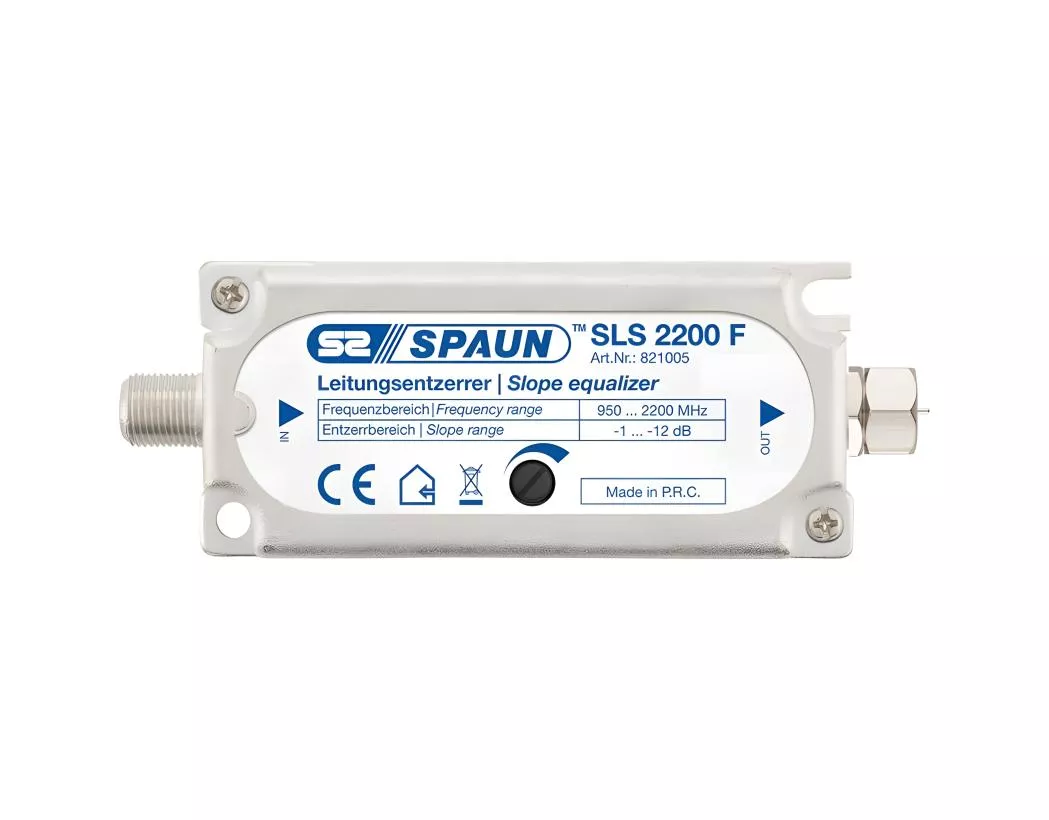 Spaun SLS 2200 F SAT-Leitungsentzerrer-Artikelnummer-080 821005-von-Spaun