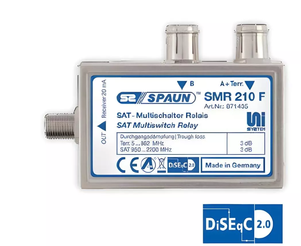 Spaun SMR 210 F SAT UniSystem-Relais-Artikelnummer-080 871435-von-Spaun