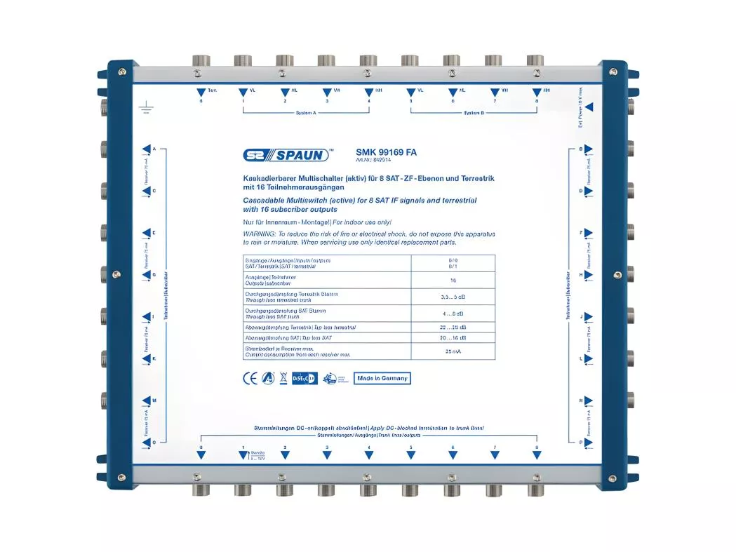 Spaun SMK 99169 FA Multiswitch-Kaskade aktiv-Artikelnummer-080 842514-von-Spaun