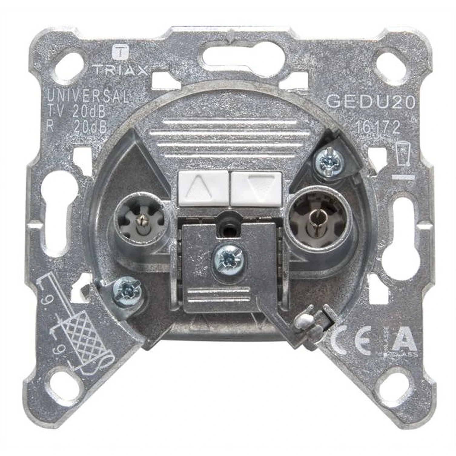 Triax GEDU 20 SAT/BK Durchgangsdose 20 dB Triax GEDU 20 SAT/BK Durchgangsdose 20 dB-Artikelnummer-095 108001-von-Triax