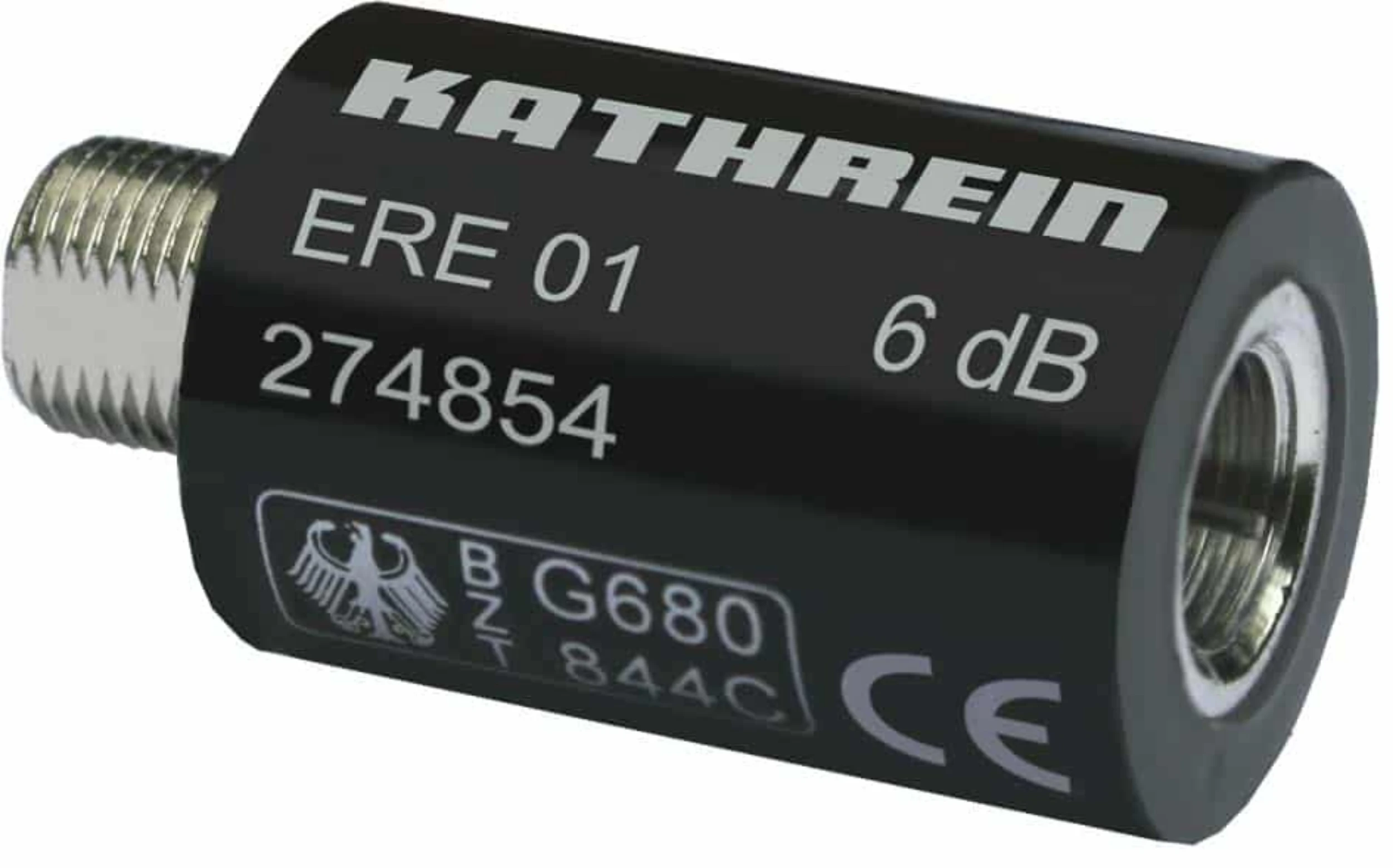 Kathrein ERE 01 SAT F-Dämpfungsglied 6 dB Kathrein ERE 01 SAT F-Dämpfungsglied 6 dB-Artikelnummer-086 274854-von-Kathrein