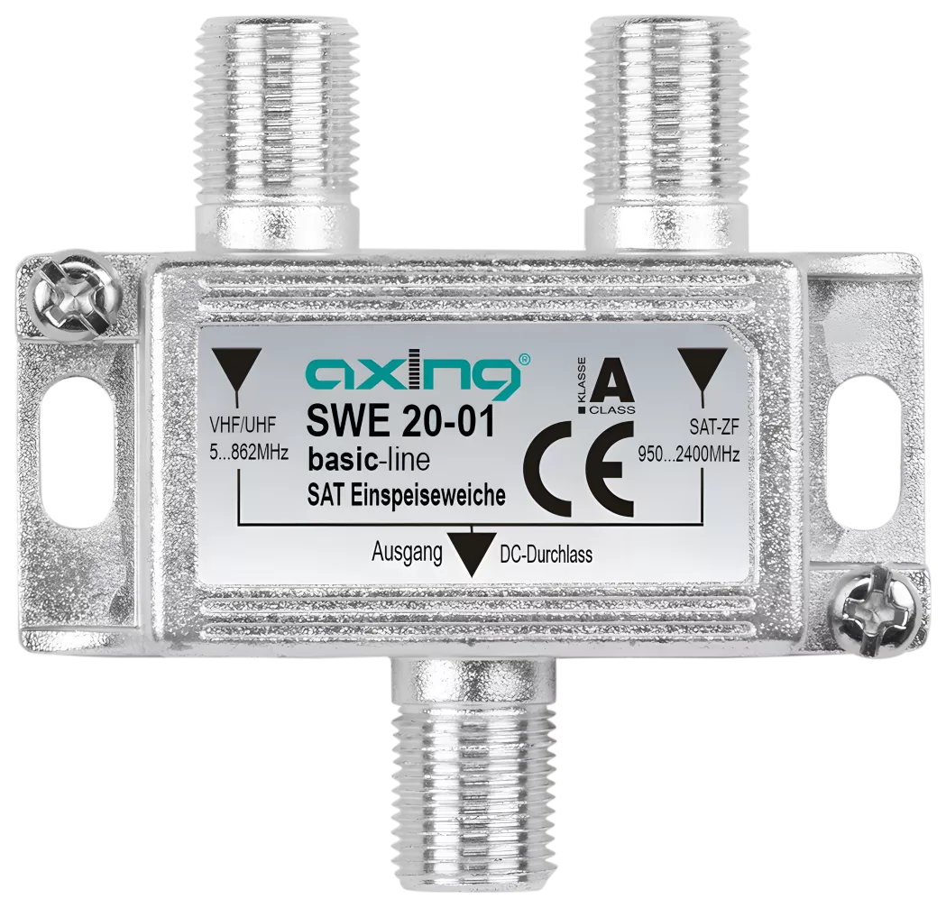 Axing SWE 20-01 SAT-Einspeiseweiche 2-fach Axing SWE 20-01 SAT-Einspeiseweiche 2-fach-Artikelnummer-061 004 21-von-Axing