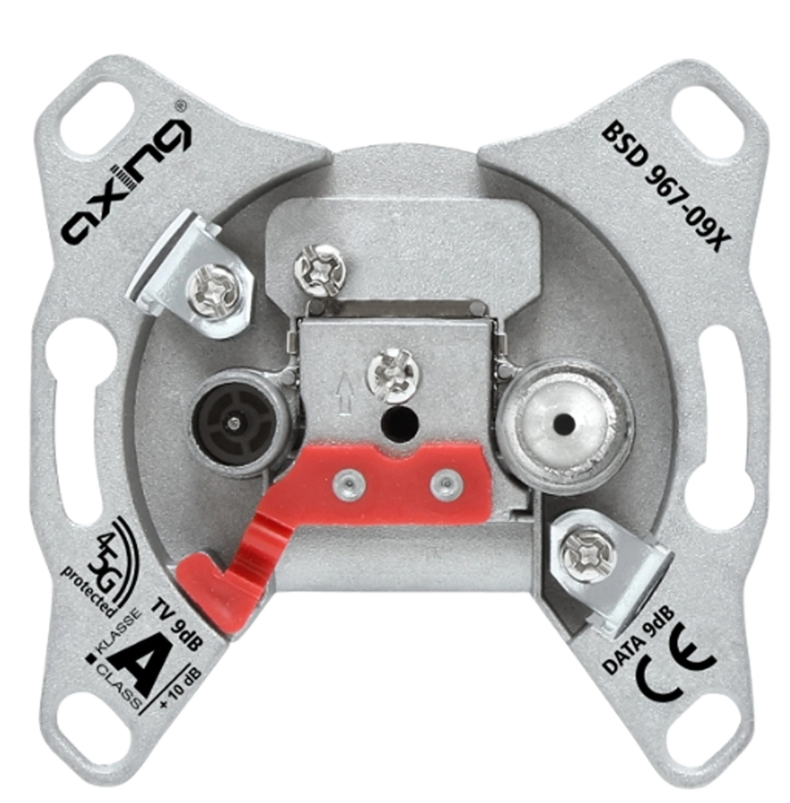 Axing BSD 967-09X Multimedia-Enddose 9 dB | 5 … 1800 MHz | CATV | DATA Axing BSD 967-09X Multimedia-Enddose 9 dB | 5 … 1800 MHz | CATV | DATA  -Artikelnummer-056 001 21-von-Axing