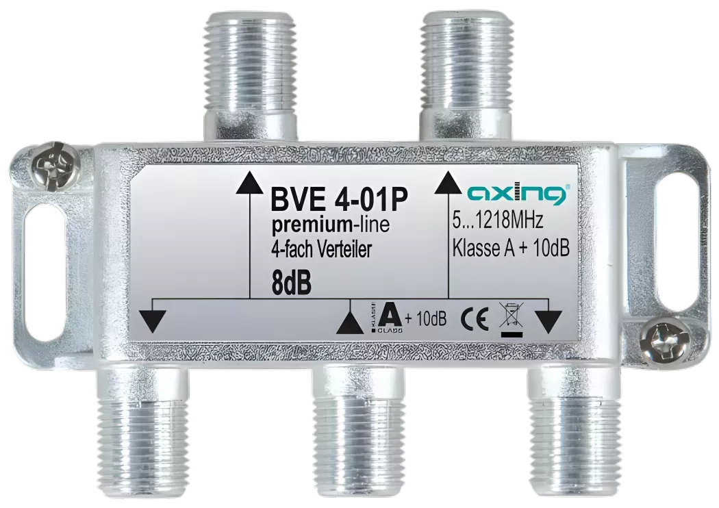 AXING BVE CATV-Verteiler 1218 MHz Bauform 1 Serie-Artikelnummer-061 003 02_VATER-von-Axing