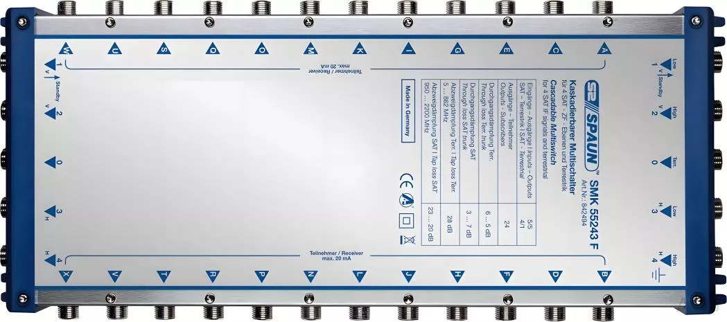 Spaun SMK 55243 F Multiswitch-Kaskade 5/24-Artikelnummer-080 842494-von-Spaun