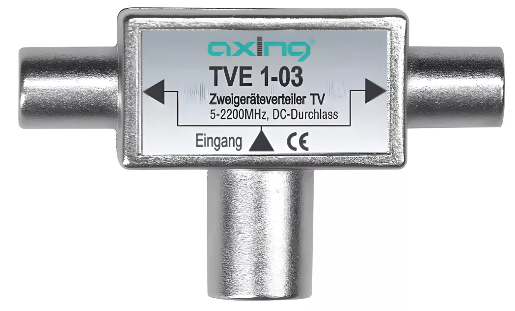 Axing TVE 1-03 Zweigeräteverteiler TV Axing TVE 1-03 Zweigeräteverteiler TV-Artikelnummer-058 004 40-von-Axing