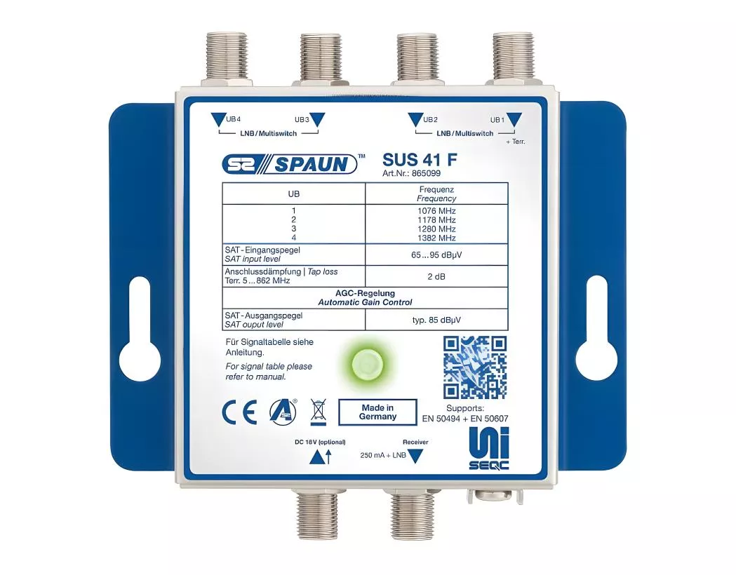 Spaun SUS 41 F Unicable Multiswitch-Artikelnummer-080 865099-von-Spaun