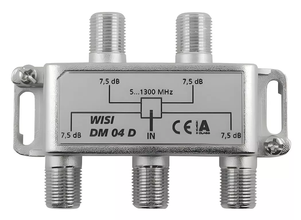 Wisi DM 04 D CATV-Verteiler 5 - 1300 MHz Serie-Artikelnummer-105 751 08-von-WISI
