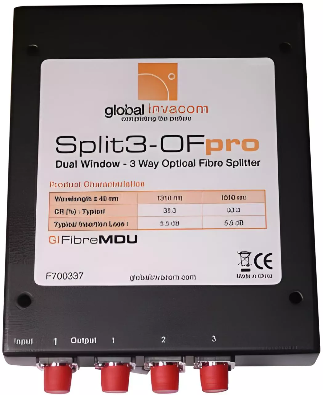 Invacom optischer 3-Wege Verteiler Invacom optischer 3-Wege Verteiler-Artikelnummer-135 001 05-von-Invacom